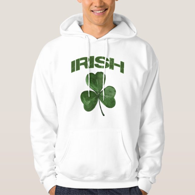 St Patrick Tagesiren-Kleeblatt Hoodie (Vorderseite)