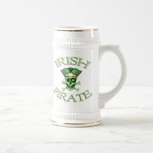 St Patrick Tagesirische Piraten-Tasse Bierglas