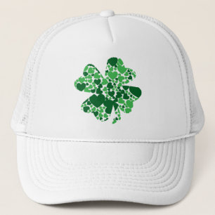 St Patrick TagesKleeblatt-Klee-Hut Truckerkappe