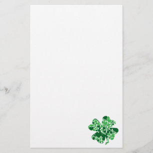 St Patrick TagesKleeblatt-Klee stationär Briefpapier