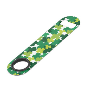 St Patrick TagesKleeblatt-Muster Speedflaschenöffner