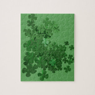 St Patrick TagesKleeblatt Puzzle