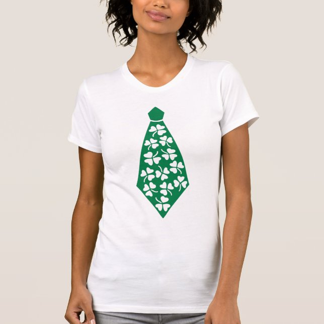 St Patrick TagesKrawatte T-Shirt (Vorderseite)