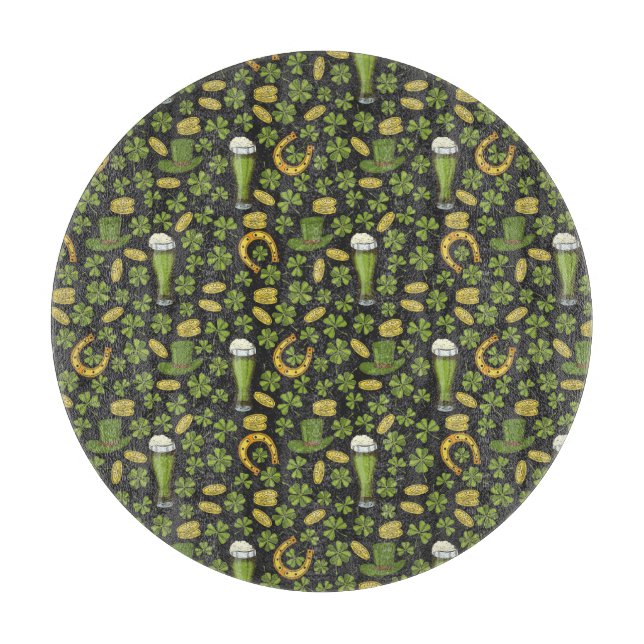 St Patrick Tagesmuster Schneidebrett (Vorderseite)