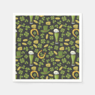 St Patrick Tagesmuster Serviette