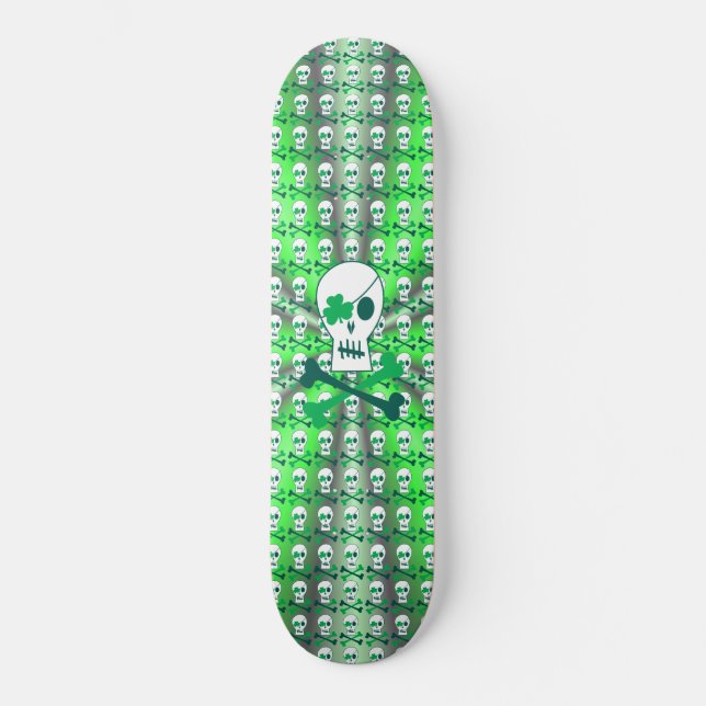 St Patrick Tagespirat Skateboard (Vorderseite)