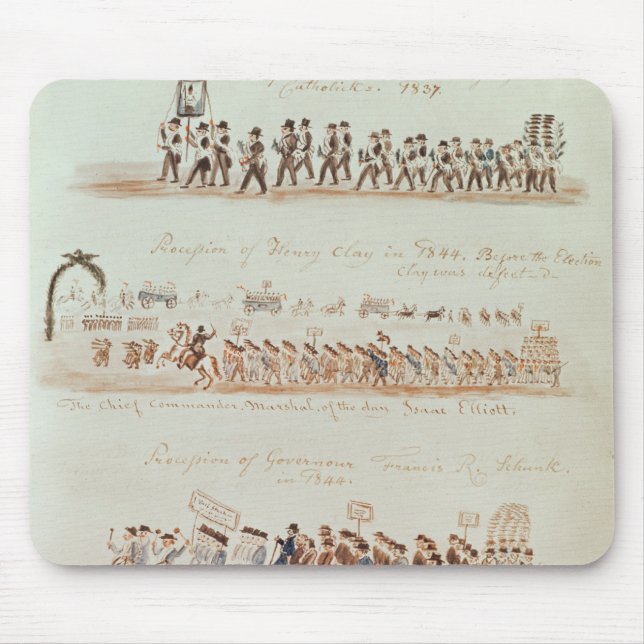 St Patrick Tagesprozession Mousepad (Vorne)