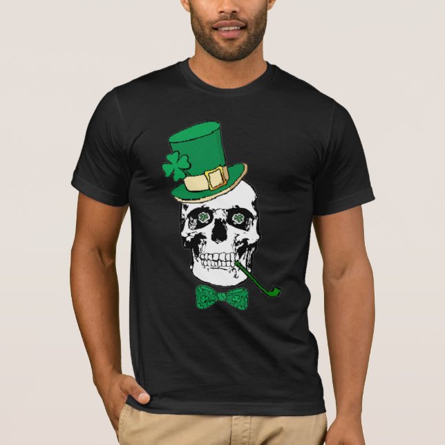 St Patrick Tagesschädel-Shirt T-Shirt (Vorderseite)