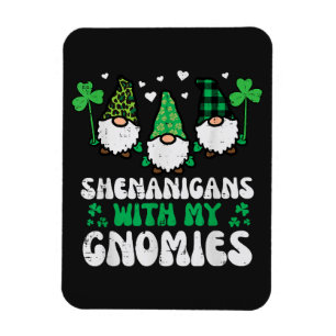 St. Patrick Unfug mit Gnomies Gnome Magnet