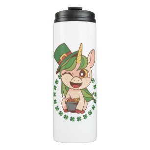 St Patrick Unicorn Thermosbecher