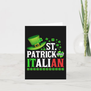 St Patrick war der italienische St Patrick's Day H Karte