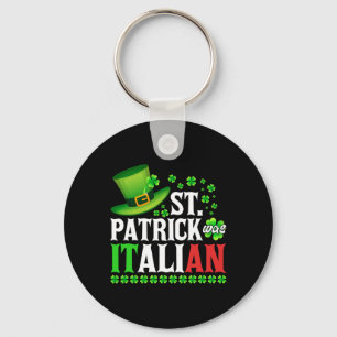 St Patrick war der italienische St Patrick's Day H Schlüsselanhänger