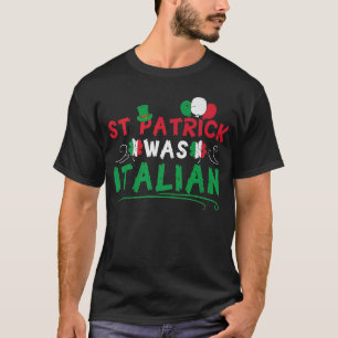 St Patrick war italienisches Kleeblatt Rainbow Sai T-Shirt
