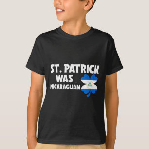 St. Patrick war nicaraguanische Flagge patriotisch T-Shirt