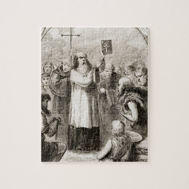 St Patrick, welches den Leuten von Irland die vier Puzzle (Vertikal)