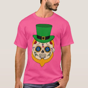 St Patrick Zucker-Schädel T-Shirt