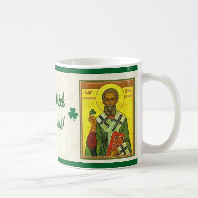 St- PatrickBischof des Irland-Katholisch-Heiligen Tasse (Rechts)