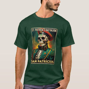 St Patricks Bataillon San Patricios Irisch-Mexikan T-Shirt