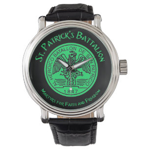 St. Patrick's Battalion San Patricios Katholik Armbanduhr