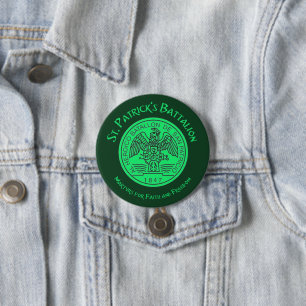St. Patrick's Battalion San Patricios Katholik Button