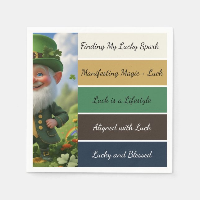 St. Patricks Bekenntnis Servietten (Vorderseite)