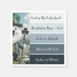 St. Patricks Bekräftigung Serviette