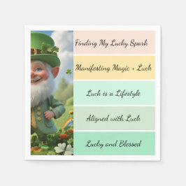 St. Patricks Bekräftigung Serviette