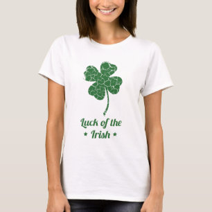 st patricks bekümmertes Glücksklee T-Shirt