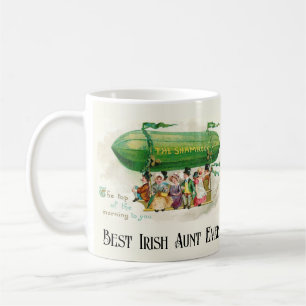St Patrick's Best Irish Tante je Retro farbenfroh Kaffeetasse