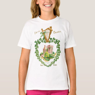 St. Patricks Blarney Castle Irische Harfe von Erin T-Shirt