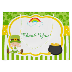 St Patricks Boy Baby Shower Große Geschenktüte