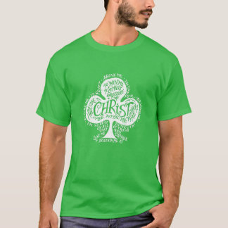 St. Patrick's Breastplate Gebet katholische Grün T-Shirt