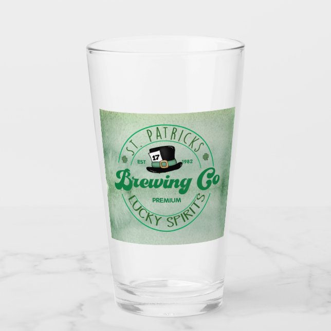 St. Patricks Brewing Co. | Lucky Spirits Beer Glas (Vorderseite)