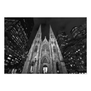 St. Patrick's Cathedral, New York City Foto Print