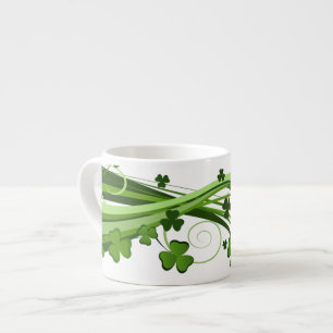 St. Patrick's Clover Espresso Tasse