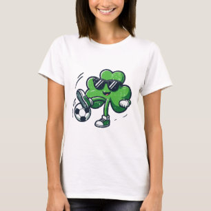 St Patricks Clover Fußball Saint Pattys Fußball Ju T-Shirt