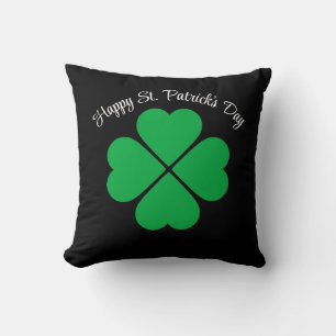 St. Patrick's Clover Kissen