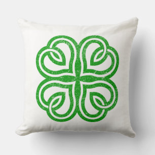St. Patrick's Clover Kissen