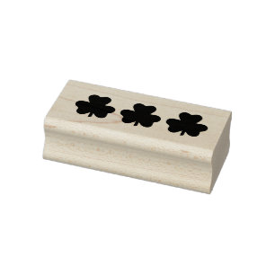St Patricks d Day 3 Kleeblatts Briefmarke Gummistempel