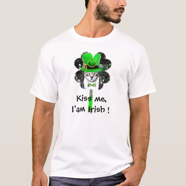 ST PATRICK'S DAKAT MIT GRÜNEM KLEBER T-Shirt (Vorderseite)