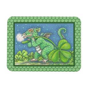 ST. PATRICK'S DAKLEINE IRISH DRAGON SCALE MAGNET