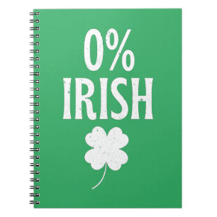 St Patrick's Day 0% irisch Notizblock