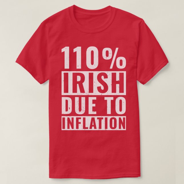 St Patricks Day 110 Irish Roots Irland Funny Iris T-Shirt (Design vorne)