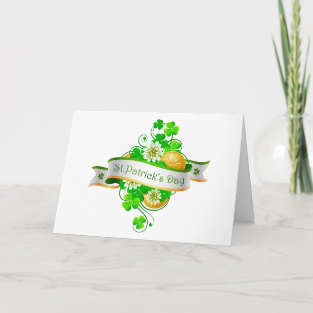 St. Patrick's Day 20 Card Karte (Vorderseite)
