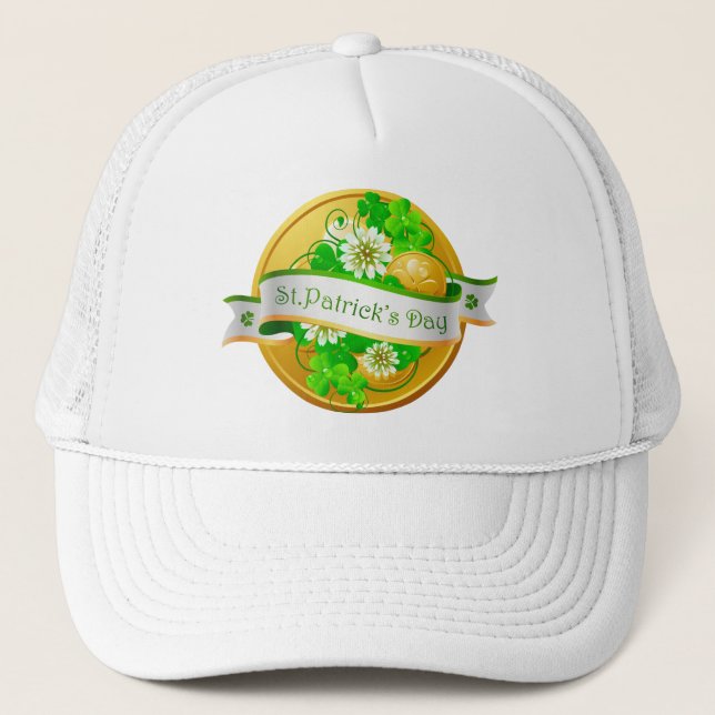 St. Patrick's Day 22 Truckerkappe (Vorderseite)