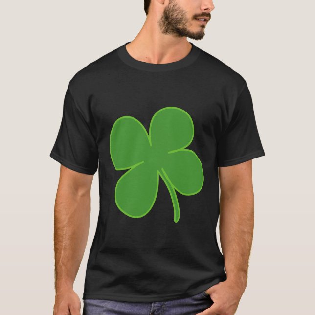 ST.PATRICK'S DAY 4-LEAF CLOVER-T - SHIRT (Vorderseite)