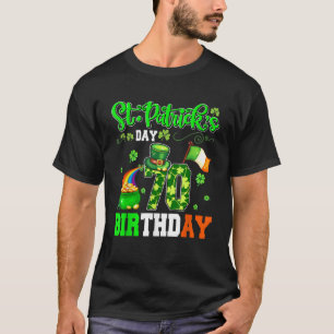 St Patrick's Day 70 Geburtstag Funny 70 th Birthda T-Shirt