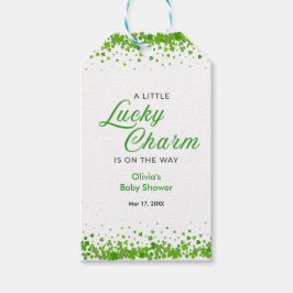 St Patrick's Day A Little Lucky Charm Baby Shower Geschenkanhänger