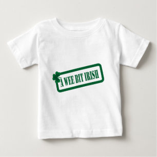 St Patrick's Day A Wee Bit Irish Säugling T - Shi Baby T-shirt