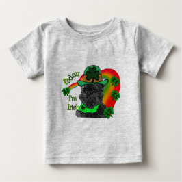 St Patrick's Day Affenpinscher Baby T-shirt